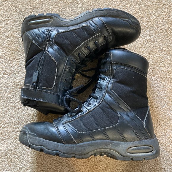 Original SWAT Boots Mens Size 10 Classic Lace Up Black Leather 1232 main image 9